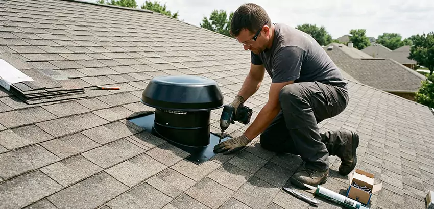 Roof Vent Fan Installation in Farmington