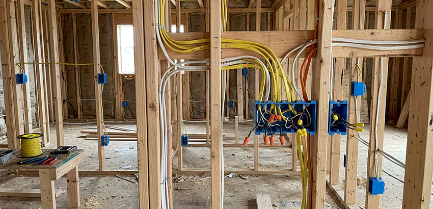 Residential New Construction Electrician Service in Farmington