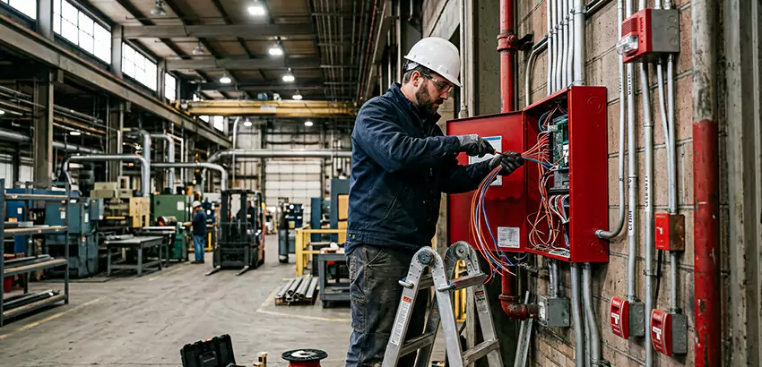 Industrial Fire Alarm Installation in Farmington
