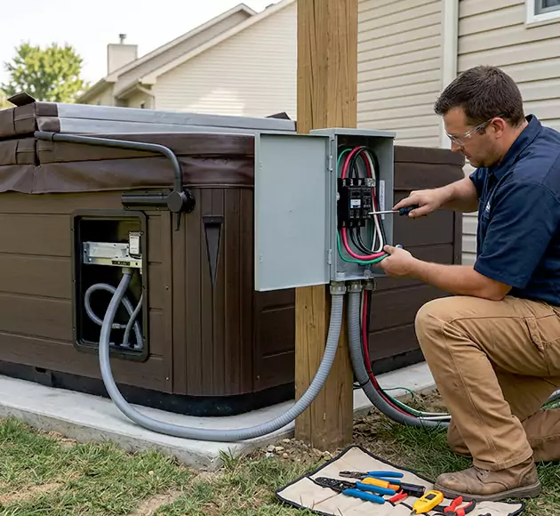 Professional Hot Tub Electrical Installation: Your Local Spa Wiring Team in Farmington, AR